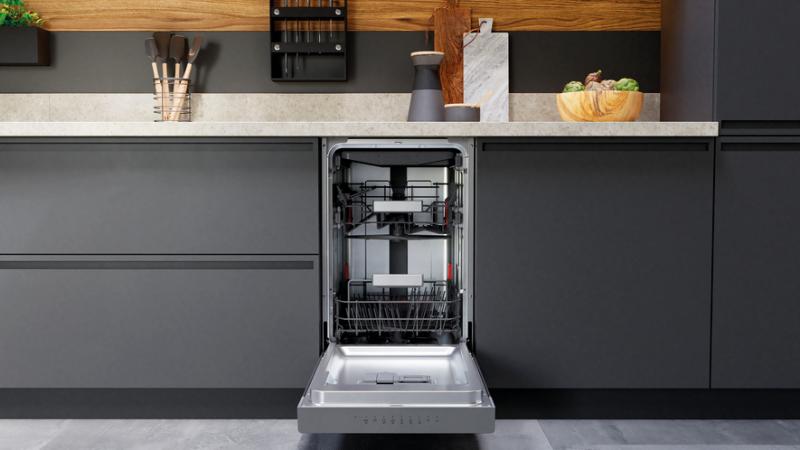 Bauknecht BSUO 3O23 PF X Einbauspülmaschine offen